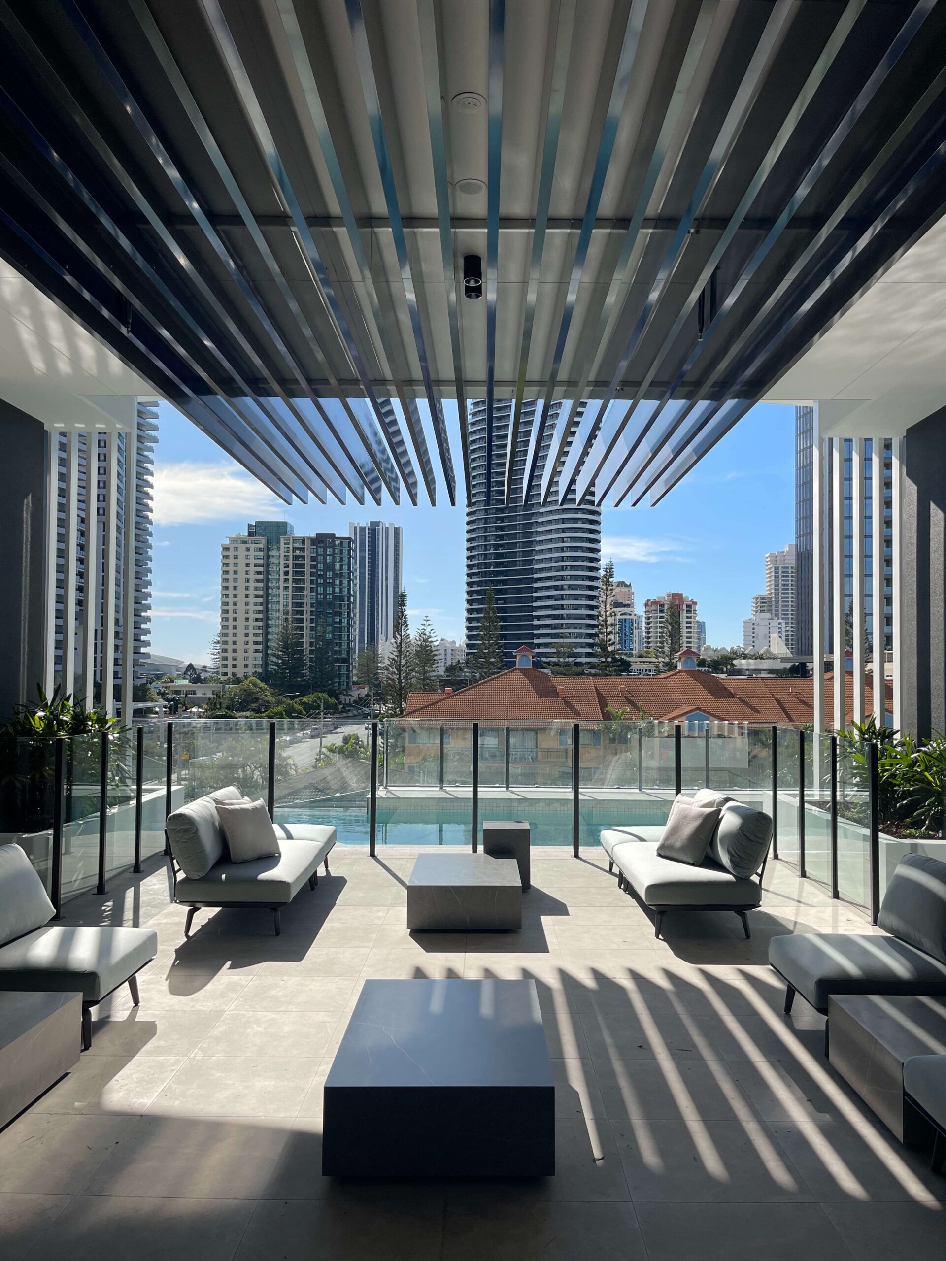 AGG Services showcases modern outdoor aluminium custom screens.